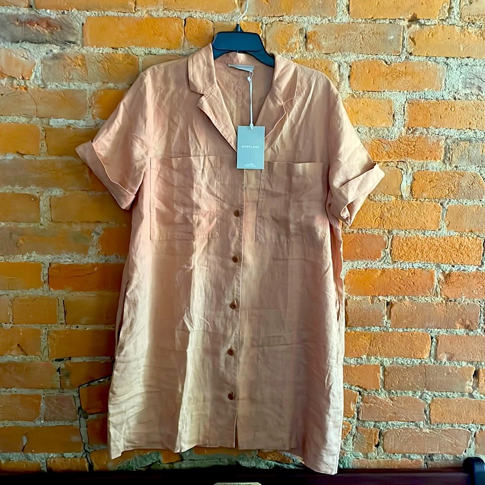 Everlane Linen Workwear Dress